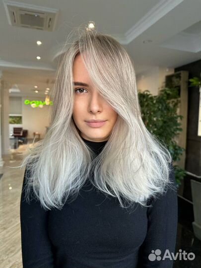 Модель на сложное окрашивание волос