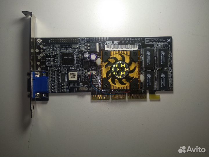 Видеокарта V7100PRO/pure/64m/SD/U