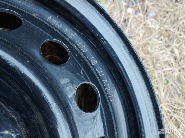Стальные диски r15 4x100