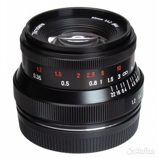 Объектив 7artisans 35mm F1.2 II Canon EOS-M, черн