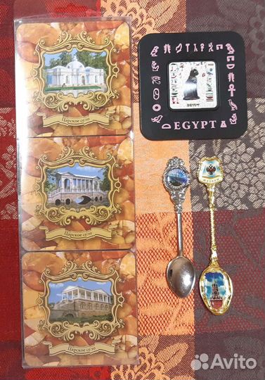 Подставки под стаканы, сувенирные ложки