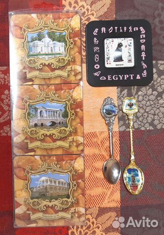 Подставки под стаканы, сувенирные ложки