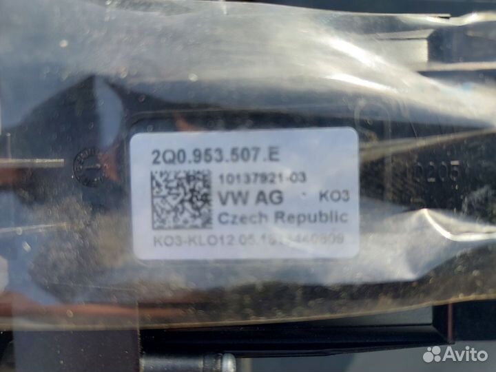 Подрулевой переключатель на шкода.ц