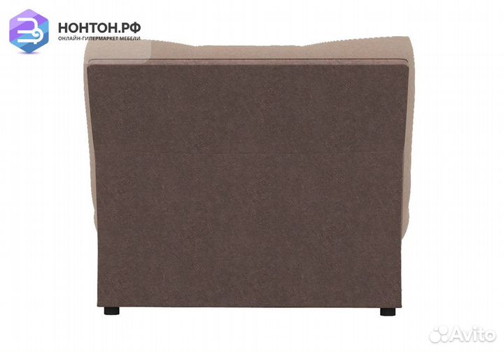 Кресло книжка Вега-16 бежевое / коричневое