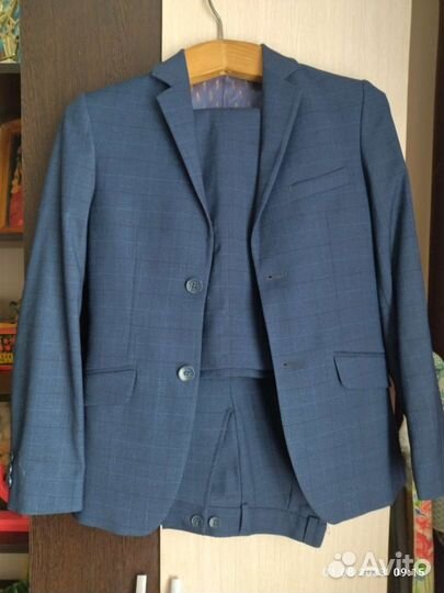 Школьный костюм для мальчика 152 синий