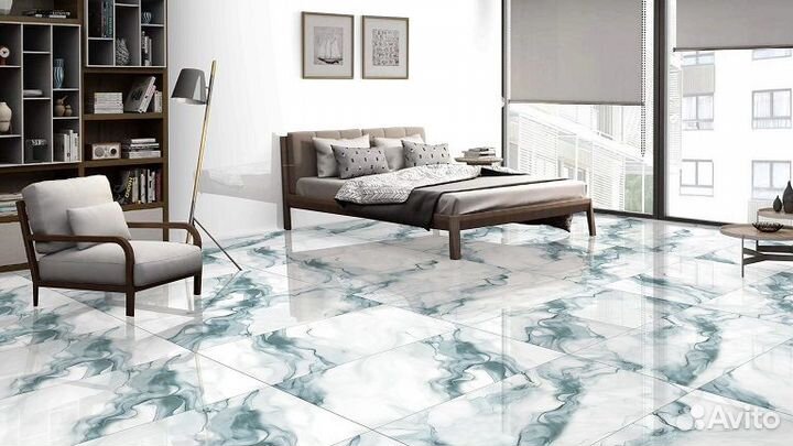 Плитка Colorico 60X120 напольная, настенная, универсальная - под мрамор, Индия