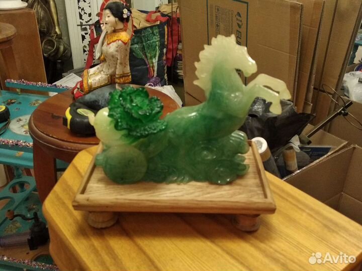 Статуэтка, канифоль, смола, Китай