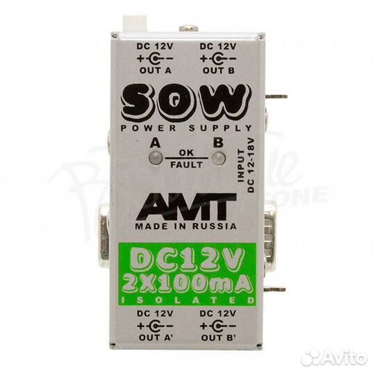 AMT SOW PS-2 DC-12V 2*100mA - модуль питания