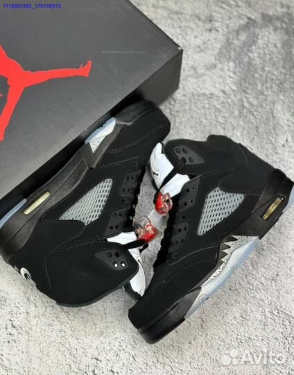 Nike Air Jordan 5 Retro Black Metallic