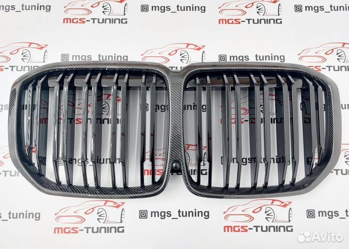 Решетка радиатора BMW Х7 G07 M-Style карбон