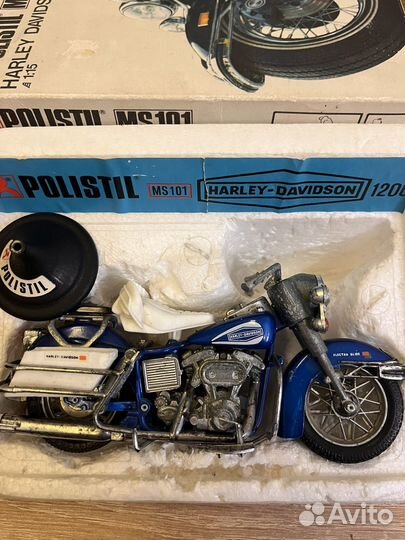 Модель мотоцикла harley davidson 1972 г