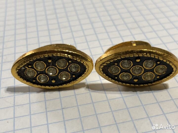 Запонки серебро СССР