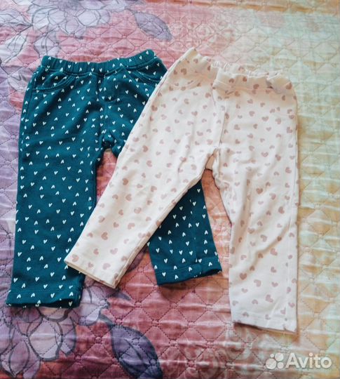 Большой пакет одежды для девочки 80-86