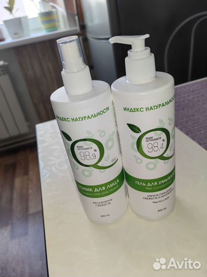 Гель для умывания 400мл,тоник 400мл