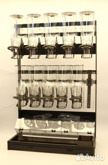 Торговая стойка для орехов и снеков, сухариков