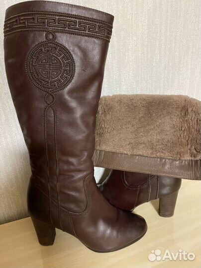 Сапоги женские зимние натуральная кожа нат мех