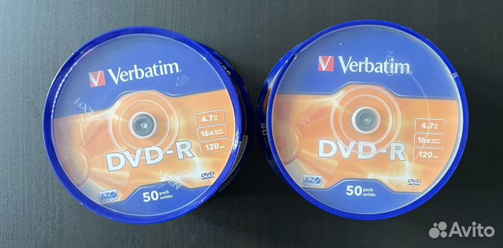 Диск DVD-R Verbatim 50 шт