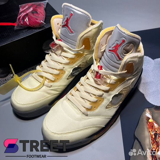 Nike Air Jordan 5 Off White Sail