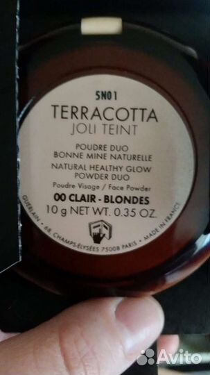 Пудра terracotta joli teint