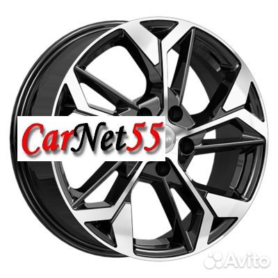 K&K 6,5x17/5x114,3 ET37 D66,6 кс1062 Алмаз черный