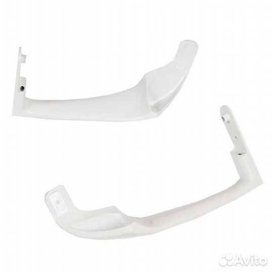 Ручка двери холодильника Бирюса, белая (комплект 2