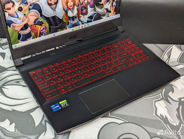 MSI Katana GF66 I5-11400H RTX3060 16GB 512GB SSD