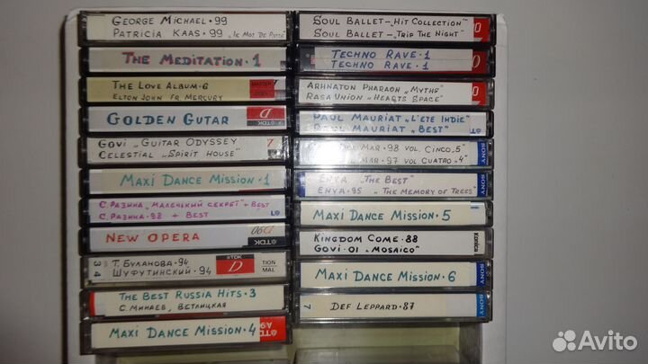 Личная коллекция кассет с однократной записью с CD
