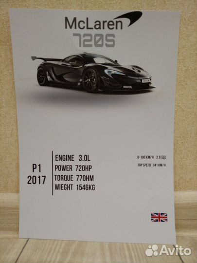 Автомобильные постеры