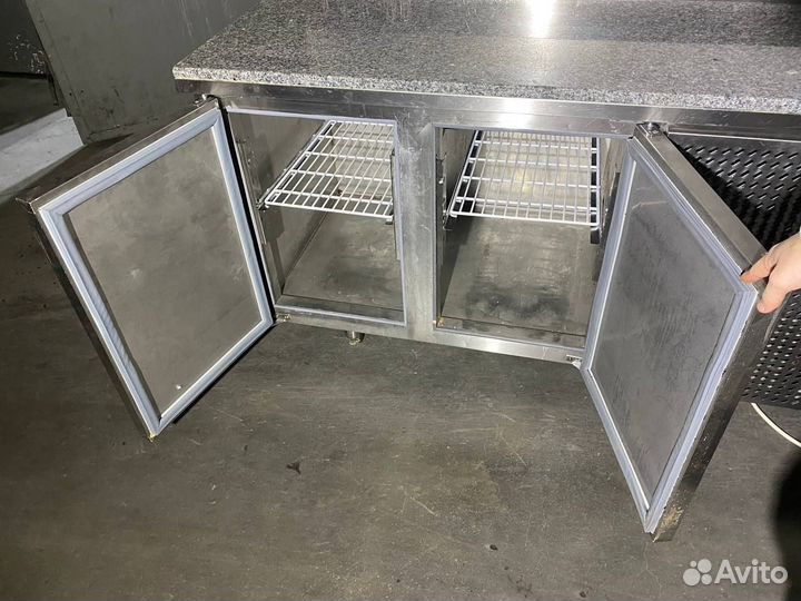 Холодильный стол для пиццы камень