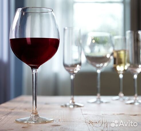 IKEA Хедерлиг бокал для вина/6шт