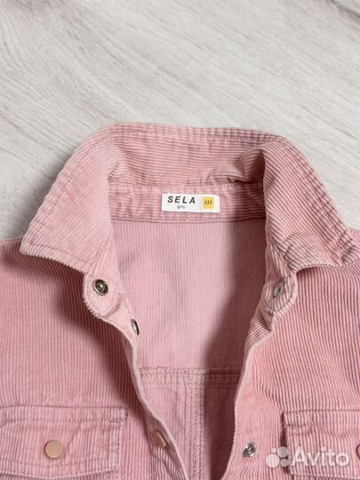 Рубашка вельветовая Sela 122