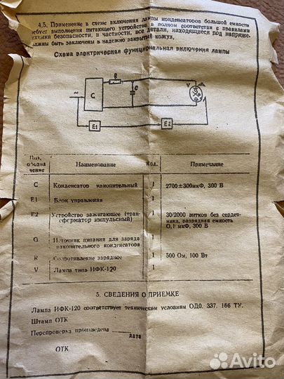 Ифк-120 лампа импульсная