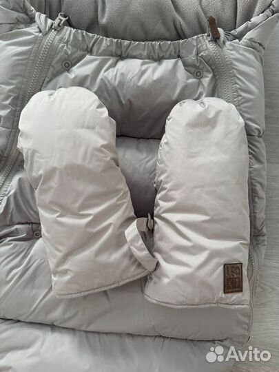 Зимний конверт в коляску leokid