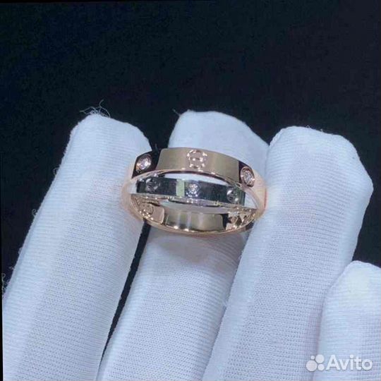 Золотое кольцо Cartier, 0,07ct