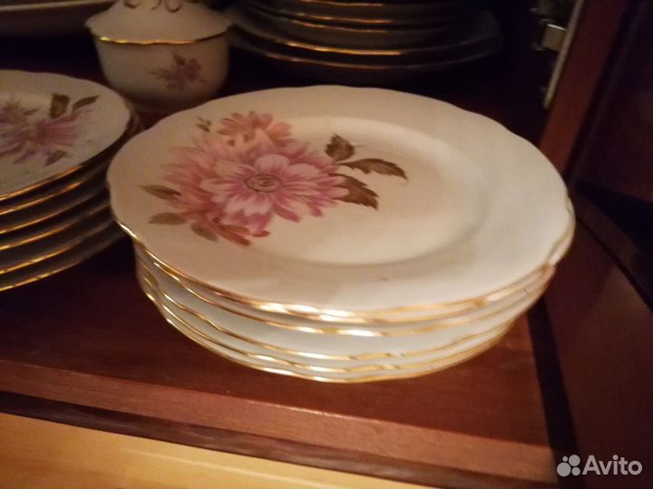 Сервиз столовый дулево хризантема