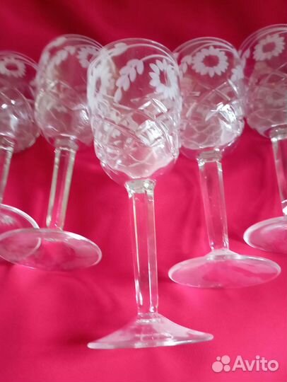 Рюмки на ножке хрусталь СССР