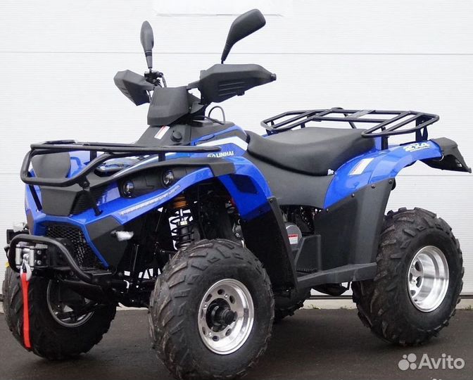 Квадроцикл linhai-yamaha D200 В синем цвете