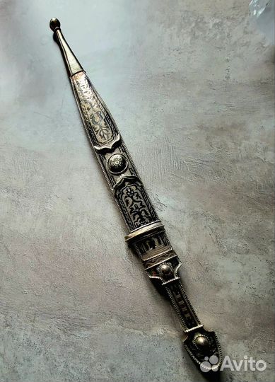 Сувенир Серебряные ножны Кубачи