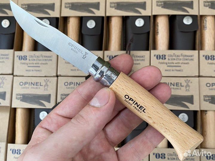 Складной нож opinel №8 с чехлом