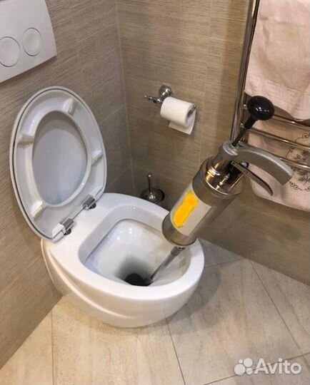 Прочистка канализации Устранение засоров труб 24/7