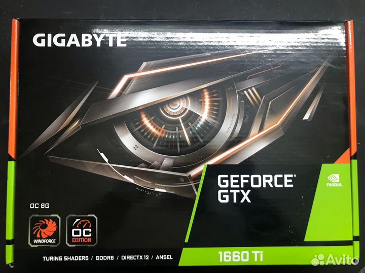 Видеокарта GTX 1660 ti 6gb