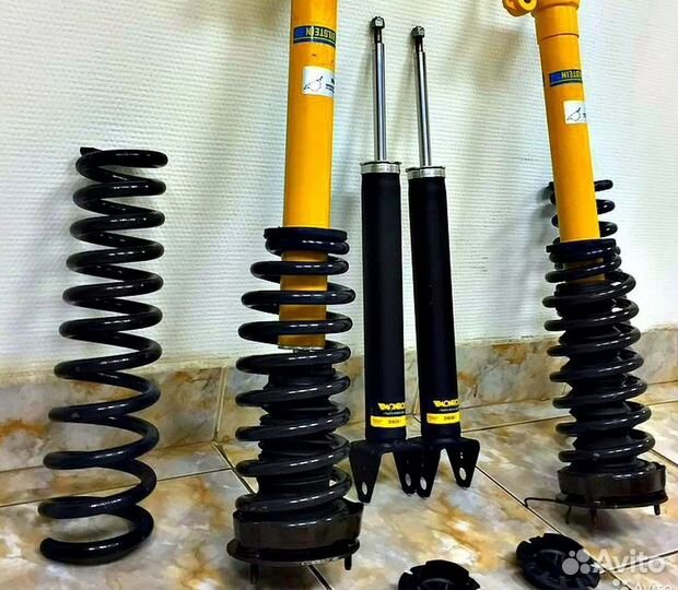 Комплект для перехода с пневмы на пружины