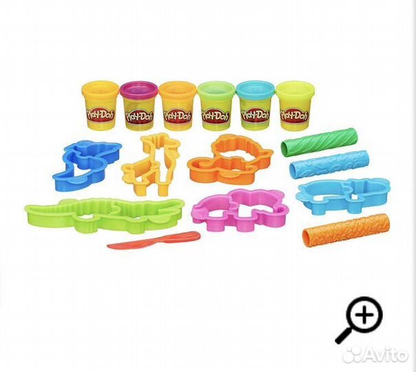 Play doh праздничный торт + веселое сафари