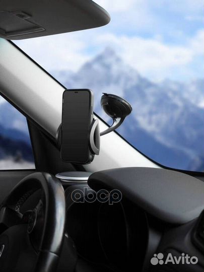 Держатель для телефона на лобовое стекло на мет