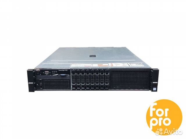 Сервер dell R730 8SFF 2xE5-2690v4 384GB, S130