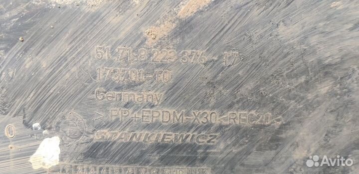 Подкрыльники BMW 7 E65 локер