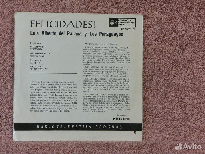 Luis Alberto del Parana y Los Paraguayos - Felicid