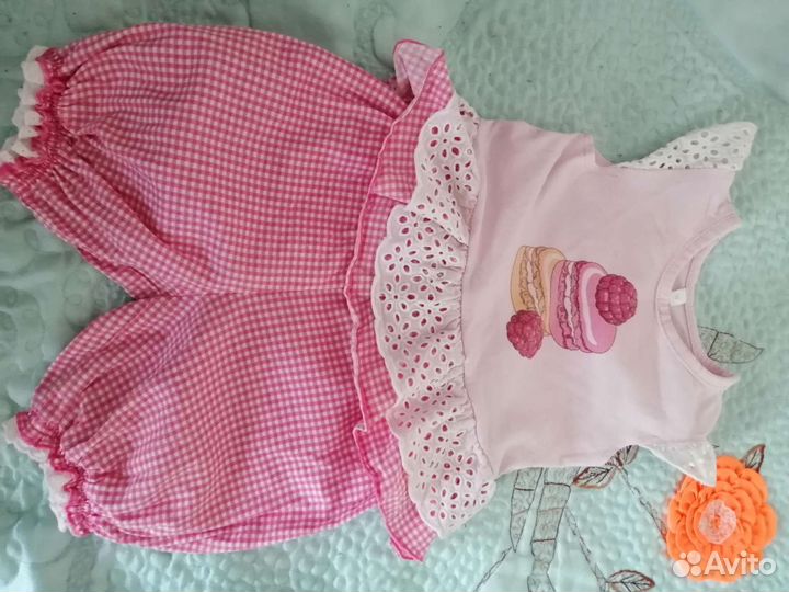 Детские вещи пакетом девочке 3-6 м