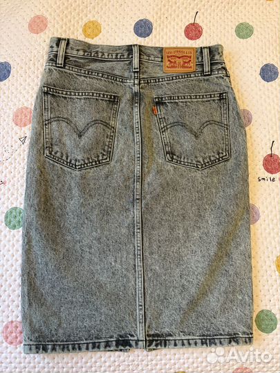 Джинсовая юбка levis 27