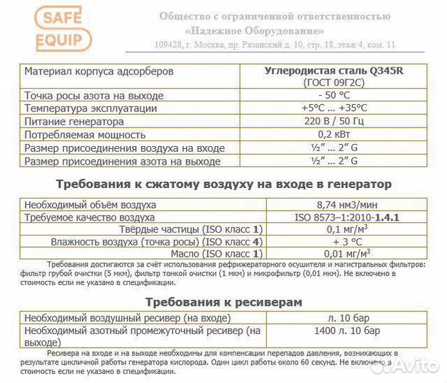 Азотная станция GN-190 - в наличии на складе